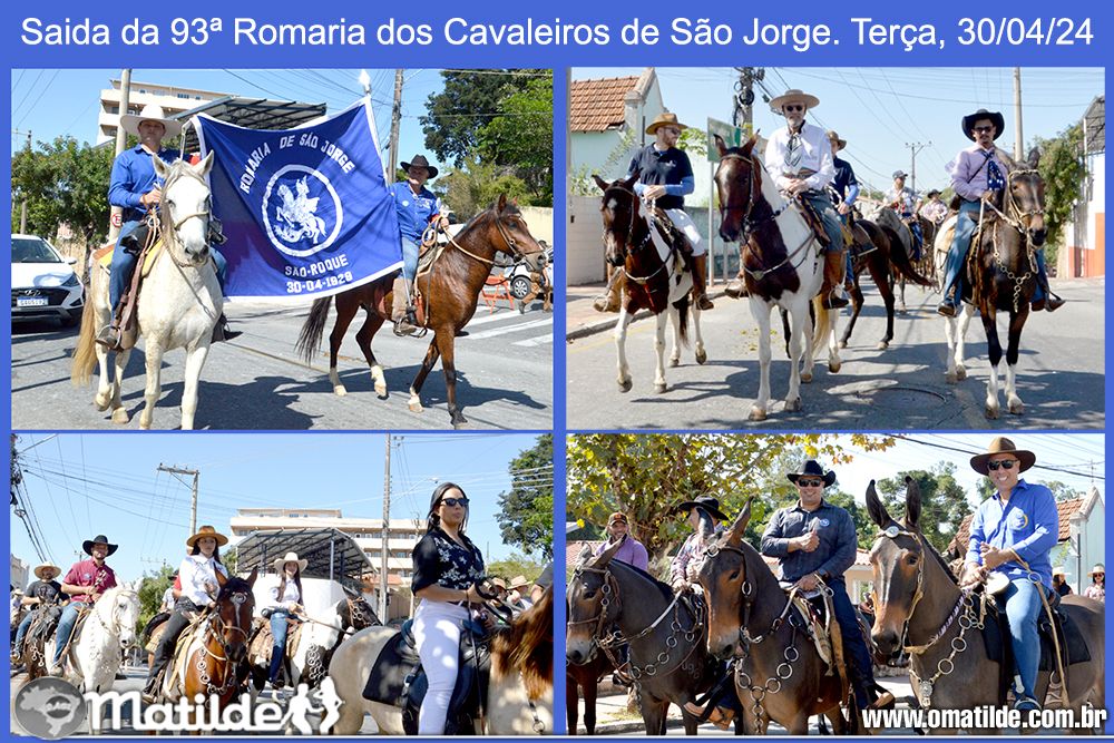 93 Romaria dos Cavaleiros de So Jorge. Saida,tera30/04/24