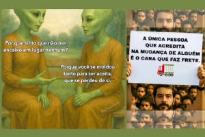 Cada foto ou  frase revela um segredo que est� dentro de n�s