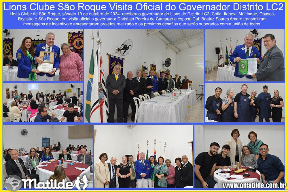 Lions Clube SR: Visita Oficial do Governador Distrito LC2   