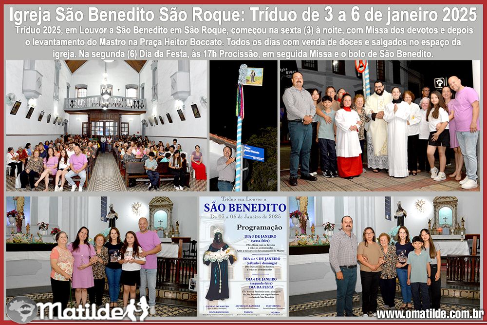 Igreja So Benedito So Roque: Trduo de 3 a 6 de janeiro 25