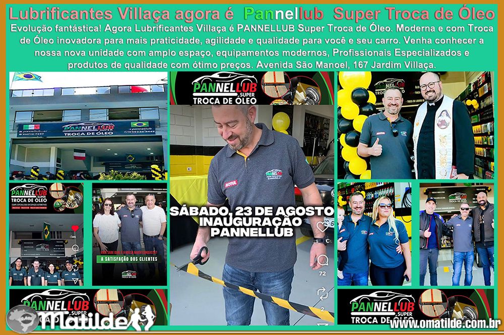 Lubrificantes Villa�a agora � Pannellub Super Troca de �leo